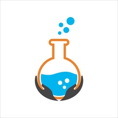 Lab Logo Icon Design Vector Template 