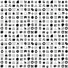 Obraz premium abstract signs - seamless graphic pattern , design element