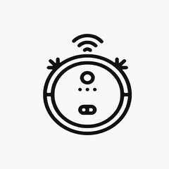 Home Appliances Single Vector Icon Symbol