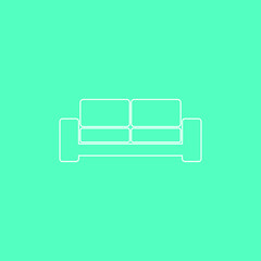 sofa icon vector