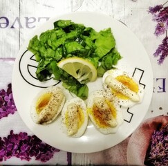 salad with egg