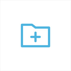 medical document sign icon flat vector logo design trendy