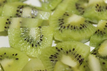 slice of kiwi