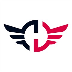 Initial H logo concepts template vector
