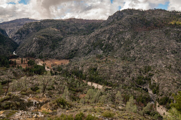 Backcountry wilderness landscapes of Yosemite National Park in the winter by Dalton Johnson Media