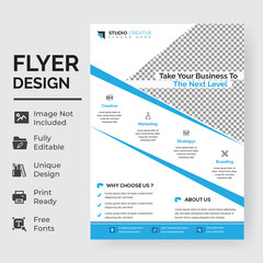 Corporate Business Flyer Template Design