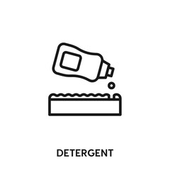 detergent icon vector. detergent sign symbol 