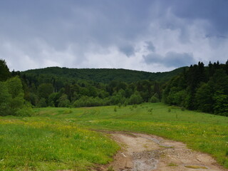 landscape in the mountains