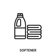 softener icon vector. detergent sign symbol 
