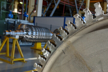 Part of steam turbine