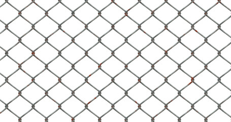 chainlink on white background