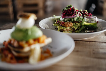 truly healthy and healthy food, unusual serving of healthy breakfasts, good morning