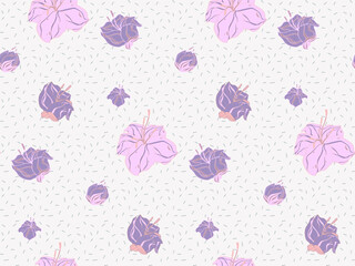 Bright color beautiful background. Tileable images from  colors and  herbs. Summer theme pattern.

