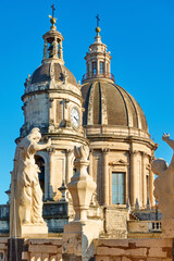 Fototapeta na wymiar Saint Agatha Cathedral in Catania