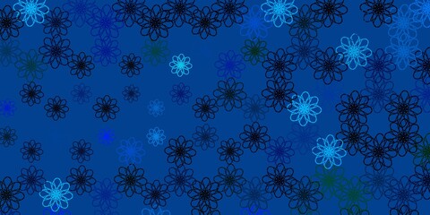 Light Blue, Green vector texture with circular arc.