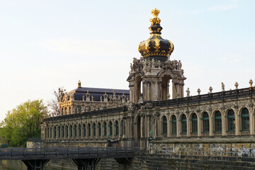 Fototapeta na wymiar The Zwinger in the old town of Dresden