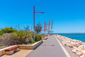 The esplanade waterfront at Gerladton, Australia