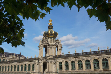 Obraz premium The Zwinger in the old town of Dresden