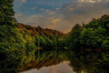 Teich im Sonnenuntergang 4