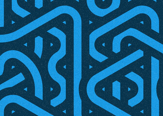 Colour Hexagon Tile Connection art background design illustration