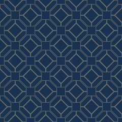 Obraz na płótnie Canvas Seamless geometric stylish texture. Classic Art Deco seamless pattern. Abstract retro vector texture. Vintage Islamic wallpaper. Lattice graphic design. Vector modern tiles pattern.