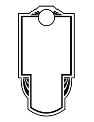 Art Deco Style Frame Design