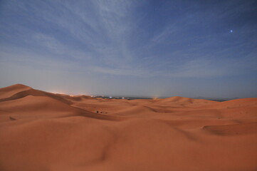 Fototapeta na wymiar Sahara desert near Merzouga, Morocco 