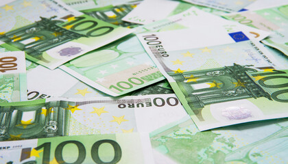 Euro Money Banknotes background texture