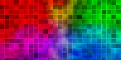 Light Multicolor vector template with rectangles.