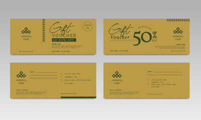 Simple Elegant Gift Voucher Sale