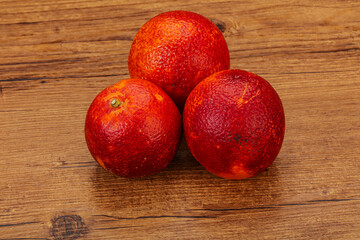 Red sweet orange over background
