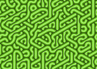 Colour Hexagon Tile Connection art background design illustration