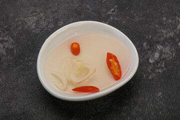 Vietnamese vinegar sauce with chili