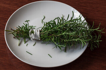 A bunch of rosemary