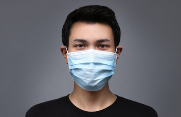 Close up quarantine coronavirus man wear face mask