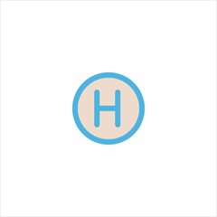 hospital icon flat vector logo design trendy
