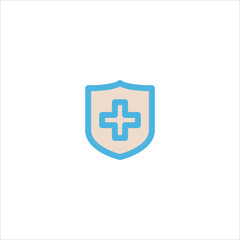 medical sign icon flat vector logo design trendy