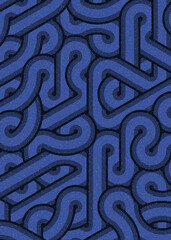 Colour Hexagon Tile Connection art background design illustration