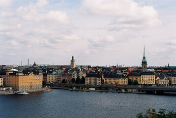 Fototapeta na wymiar A beautiful Stockholm city landscape
