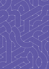 Colour Hexagon Tile Connection art background design illustration