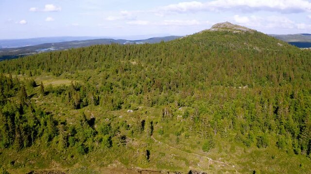 Drone in Hallingdal. Recorded in &Aring;l.