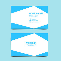 Fototapeta premium Vector Modern Creative and Clean Business Card Template.Stationery Design.Modern minimalist business card template. Corporate Business Card Design vector simple style. Branding, stationary.vector eps 