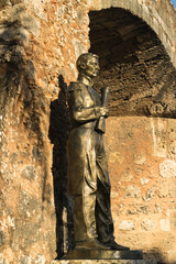 Statue of Matías Ramón Mella regarded as a national hero in the Dominican Republic