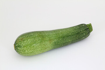 Zucchini isolated on white background. Fresh vegetable marrow isolated on white background