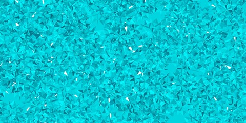 Light Green vector texture with bright snowflakes.