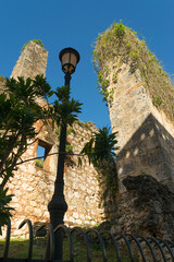 Monastery of San Francisco ruins in Santo Domingo, Dominican Republic.