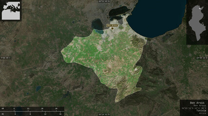 Ben Arous , Tunisia - composition. Satellite