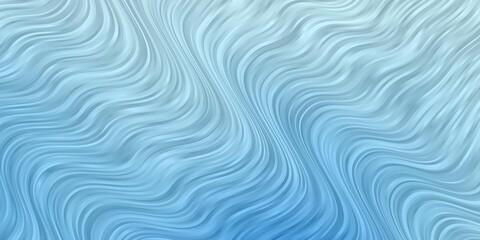 Fototapeta premium Light BLUE vector background with bent lines. Bright illustration with gradient circular arcs. Template for cellphones.