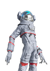 alien astronaut is staring at you