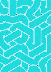 Colour Hexagon Tile Connection art background design illustration